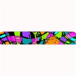 Abstract Art Squiggly Loops Multicolored Small Bar Mats 24 x4  Bar Mat