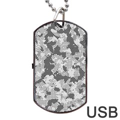 Camouflage Patterns  Dog Tag Usb Flash (two Sides) by Simbadda