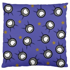 Rockets In The Blue Sky Surrounded Standard Flano Cushion Case (one Side) by Simbadda