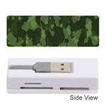 Camouflage Green Army Texture Memory Card Reader (Stick)  Front