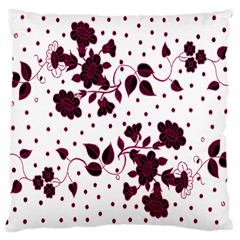 Floral Pattern Large Cushion Case (two Sides) by Simbadda