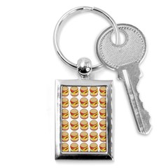 Hamburger Pattern Key Chains (rectangle)  by Simbadda
