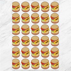 Hamburger Pattern Canvas 12  X 18   by Simbadda