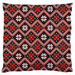 Folklore Large Cushion Case (one Side) by Valentinaart