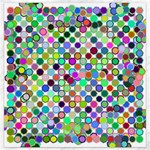 Colorful Dots Balls On White Background Canvas 12  x 12   11.4 x11.56  Canvas - 1