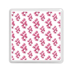 Santa Rita Flowers Pattern Memory Card Reader (square)  by dflcprints