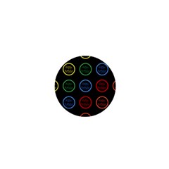 Happy Birthday Colorful Wallpaper Background 1  Mini Buttons by Simbadda