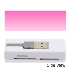 Gradients Pink White Memory Card Reader (stick)  by Mariart