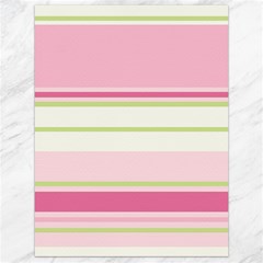 Turquoise Blue Damask Line Green Pink Red White Canvas 18  X 24   by Mariart