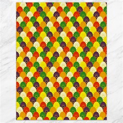 Flower Floral Sunflower Color Rainbow Yellow Purple Red Green Canvas 18  X 24   by Mariart
