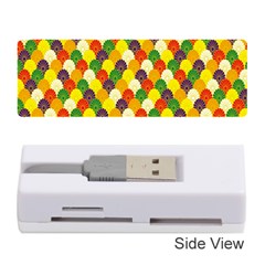 Flower Floral Sunflower Color Rainbow Yellow Purple Red Green Memory Card Reader (stick)  by Mariart