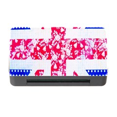 British Flag Abstract British Union Jack Flag In Abstract Design With Flowers Memory Card Reader With Cf by Nexatart