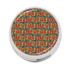 Typographic Graffiti Pattern 4-port Usb Hub (two Sides)  by dflcprints