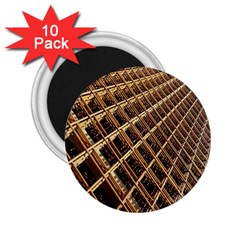 Construction Site Rusty Frames Making A Construction Site Abstract 2 25  Magnets (10 Pack)  by Nexatart