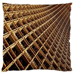 Construction Site Rusty Frames Making A Construction Site Abstract Large Flano Cushion Case (Two Sides) Front