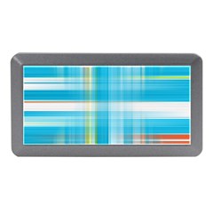 Lines Blue Stripes Memory Card Reader (mini) by Mariart