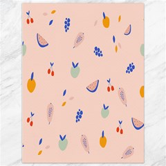 Papaya Apple Cherry Wine Fruit Pink Purple Canvas 36  X 48   by Mariart