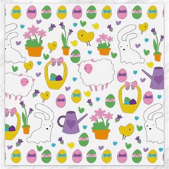 Cute Easter Pattern Canvas 16  X 16   by Valentinaart