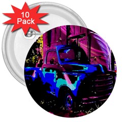 Abstract Artwork Of A Old Truck 3  Buttons (10 Pack)  by Nexatart