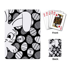 Easter Bunny  Playing Card by Valentinaart