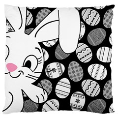 Easter Bunny  Large Cushion Case (one Side) by Valentinaart