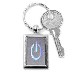 Close Up Of A Power Button Key Chains (rectangle)  by Nexatart