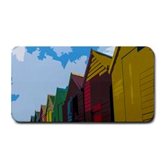 Brightly Colored Dressing Huts Medium Bar Mats by Nexatart