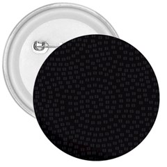 Oklahoma Circle Black Glitter Effect 3  Buttons by Mariart