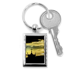 Graves At Side Of Road In Santa Cruz, Argentina Key Chains (rectangle)  by dflcprints