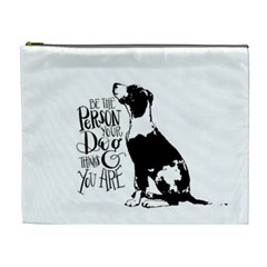 Dog Person Cosmetic Bag (xl) by Valentinaart