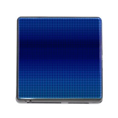 Blue Dot Memory Card Reader (square) by PhotoNOLA