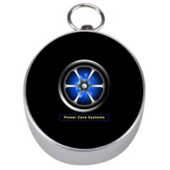 Power Core Silver Compass by linceazul