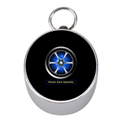 Power Core Silver Compass (mini) by linceazul