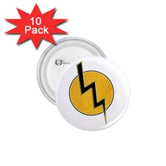 Lightning Bolt 1 75  Buttons (10 Pack) by linceazul