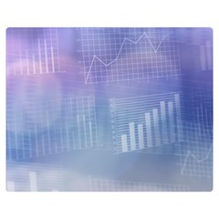 Business Background Blue Corporate Double Sided Flano Blanket (medium)  by Nexatart