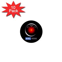 Hal 9000 1  Mini Magnet (10 Pack)  by linceazul