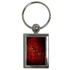 Red Particles Background Key Chains (rectangle)  by Nexatart