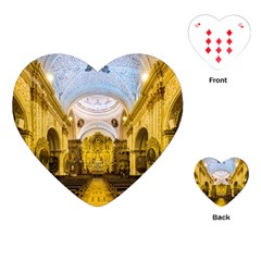 Church The Worship Quito Ecuador Playing Cards (heart)  by Nexatart