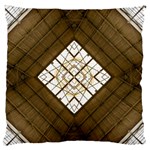 Steel Glass Roof Architecture Standard Flano Cushion Case (One Side) Front