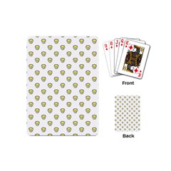 Angry Emoji Graphic Pattern Playing Cards (mini)  by dflcprints