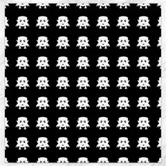 Emoji Baby Vampires Pattern Canvas 12  X 12   by dflcprints
