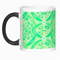 Kiwi Green Geometric Morph Mugs by linceazul