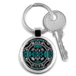 Geometric Arabesque Key Chains (Round)  Front