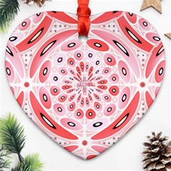 Geometric Harmony Ornament (heart) by linceazul