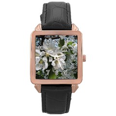 Pure And Simple Rose Gold Leather Watch  by dawnsiegler