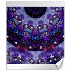 Pearls On Lavender Canvas 20  X 24  by KirstenStar