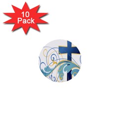 Easter Clip Art Free Religious 1  Mini Buttons (10 Pack)  by Mariart