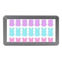 Happy Easter Rabbit Color Green Purple Blue Pink Memory Card Reader (mini) by Mariart