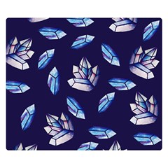 Mystic Crystals Witchy Vibes  Double Sided Flano Blanket (small)  by BubbSnugg