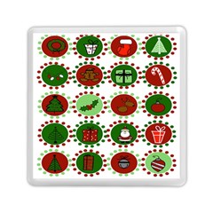 Christmas Memory Card Reader (square)  by Mariart